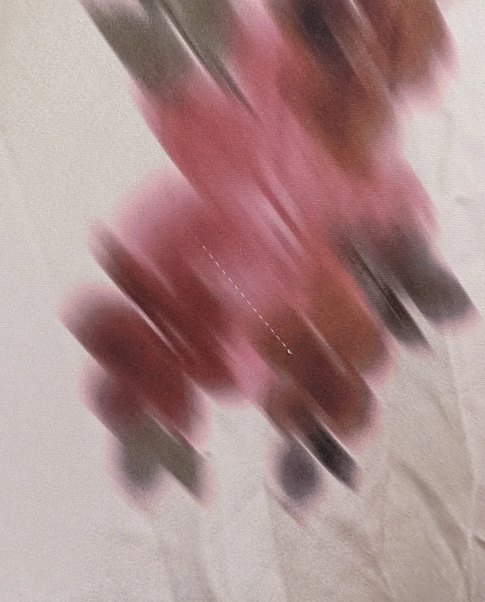 WeWoreWhat Pink Blurred Floral Print Satin Maxi Skirt Size 4